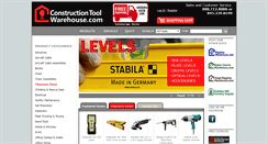 Desktop Screenshot of constructiontoolwarehouse.com